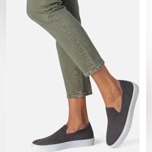 Rothy’s The Original Slip On Dark Grey Comfort Sneakers Shoes W 10.